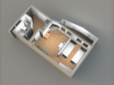 Grundriss Flat 0.4x